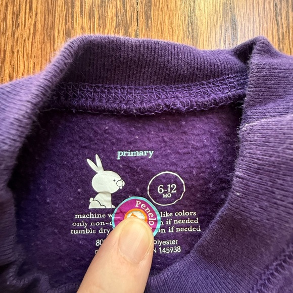 Primary Sweatshirt 6-12 Months - Picture 4 of 4